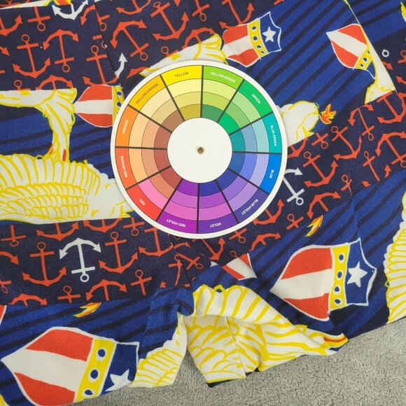 Fourth of July Lularoe Womens Leggings TC Tall Curvy Blue Red Eagles NOV112E - Picture 9 of 9